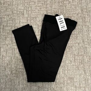 HUE Classic Black Leggings